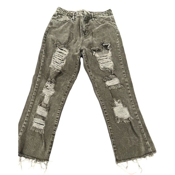 Mossimo Supply Co. Denim - Mossimo Black distressed jeans. So fun w black boots and a fall shirt